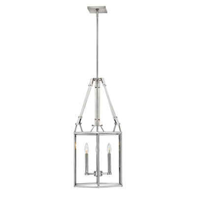 Monroe 3 - Light Lantern Rectangle Chandelier