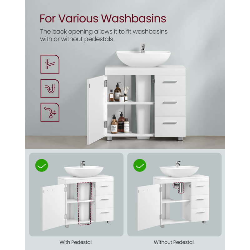 60cm Bathroom Vanity Base Only