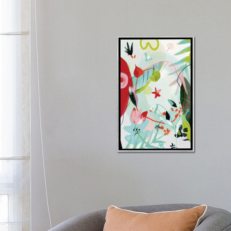 «My Summer Garden» par Ana Rut Bré - impression d'art graphique, Aucun mat, H 26 po x l 18 po x 1,5 po