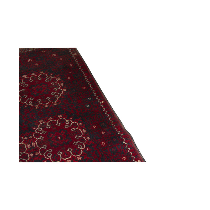 Tapis rouge noué à la main de haute qualité