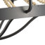 Lustre rustique perlé 6 lumières Larayah