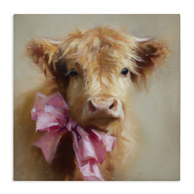 Petite toile chérie Highland, design par Tina LeCour