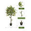 Citronnier artificiel 59 po en pot