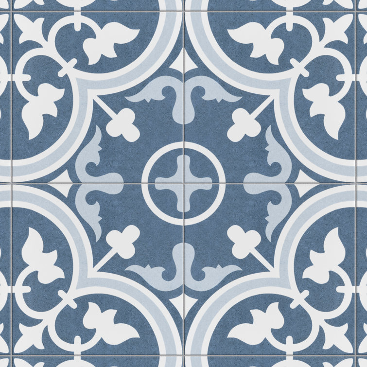Arte Clover 10" X 10" Porcelain Patterned Wall & Floor Tile