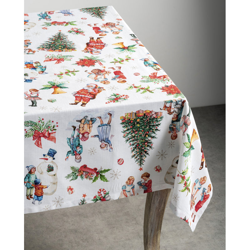 Maison D' Hermine Chromo 100% Cotton Tablecloth, 72" x 54"