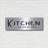 Luxe Metal Art 'Kitchen for Display Only' by Lori " Kitchen for Display Only " Print
