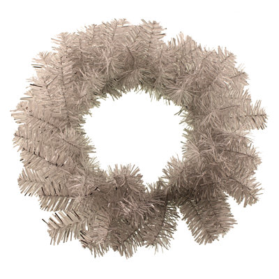 Faux Pine Tinsel 50cm Wreath