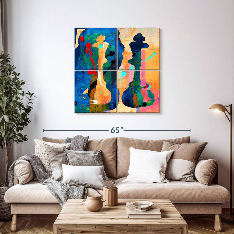 Senne Two Kings, 38" H x 38" W