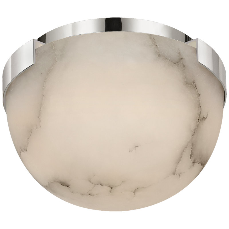 Kelly Wearstler Melange 5" Solitaire Flush Mount, Polished Nickel