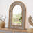 Arched Mirror with Wooden Frame-2043161921