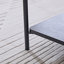 Repose-pieds rembourré avec tablette de rangement ouverte-1690756333