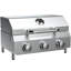 Barbecue au gaz de table à 3 brûleurs, barbecue au propane portatif de 30 000 BTU avec grilles épaisses robustes et boutons en acier inoxydable, conception compacte et pieds amovibles pour le camping, le camping-car et la cour arrière-124950450-124950449