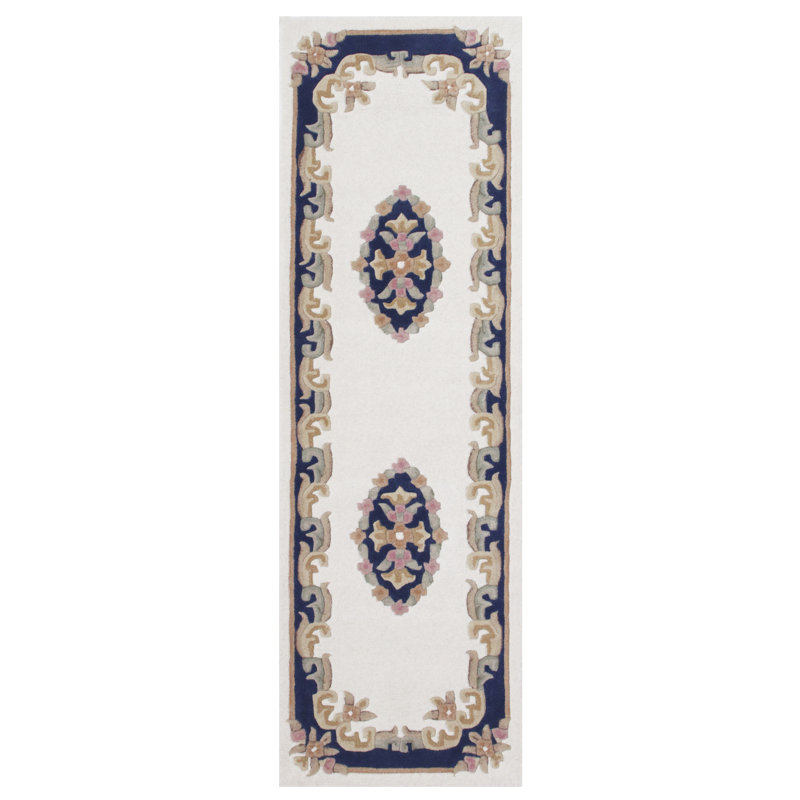Hounslow Oriental Wool Hand Tufted Area Rug, Runner 68 x 235 cm