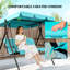 3 Person Porch Swing with Canopy