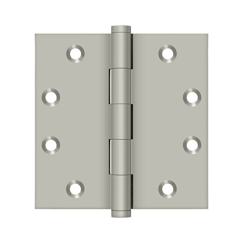102'' x 102'' Butt Bearing Hinge, Brushed Nickel