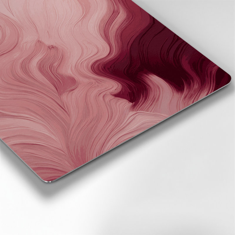 Art mural abstrait en métal brun 83, H 32 po x l 32 po