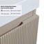Meuble-lavabo simple 42 po avec lavabo intégré en résine, tiroir à cannelures et fermeture en douceur, entièrement pré-assemblé-2133658394-2133658384-2133658397