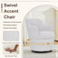 Fauteuil demi-tonneau pivotant avec rangement 360 °-426294279