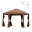 Pavillon de jardin escamotable Outsunny