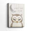 Goodnight Owl - Cavas enveloppés de galerie-1980513727