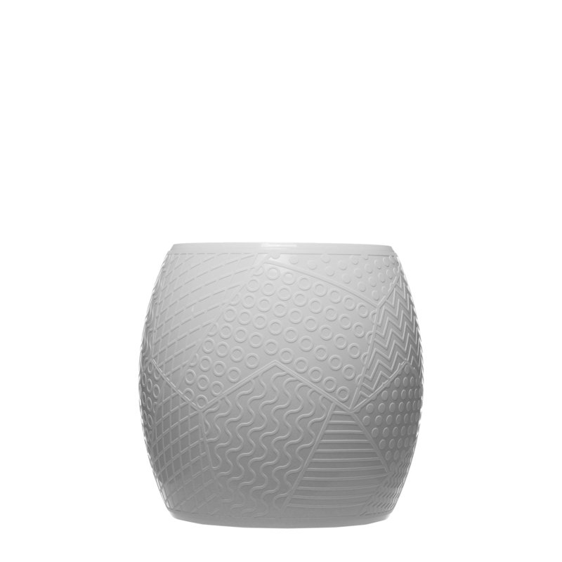 Roy Accent Stool, White