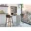 Table pliante Dalton avec base et tablettes