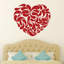 Heart Shape Abstract Wall Sticker-16084674