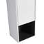Armoire latérale de salle de bain 12 po, 2 portes à fermeture douce, conception à fixation flottante