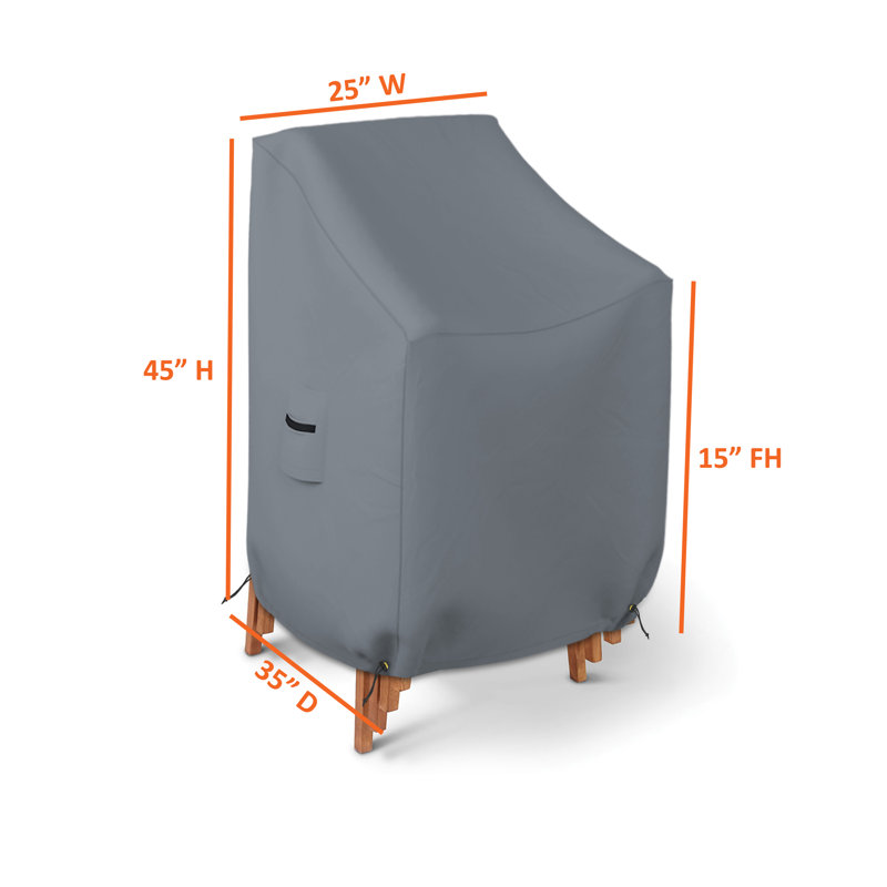 Outdoor Cover, 114.3cm H x 63.5cm W x 88.9cm D, Grey