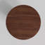 Table de salle à manger ronde en bois massif de style ancien-1785249536