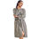 Peignoir mi-mollet 100% coton avec poches Ingobert