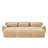 114.6" 3-Seater Sofa with Ottoman-89822716