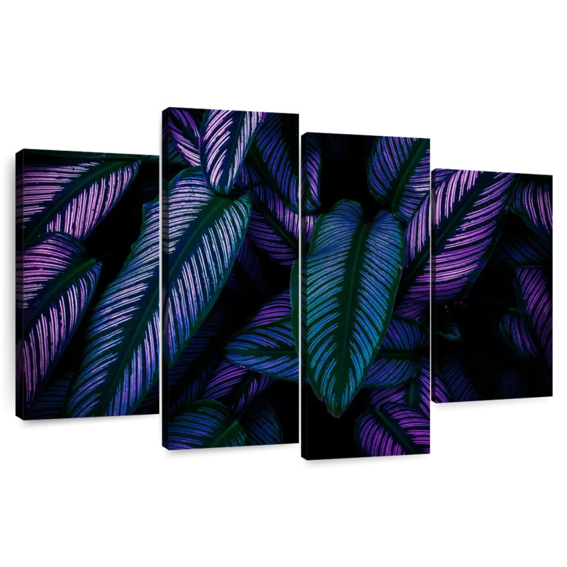 Harnek Fluorescent Leaves, 48" H x 75" W