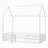 Metal House Bed With Fence-2039511008-2039511038