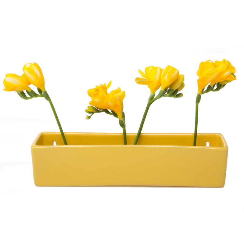 Ceramic Table Vase, Yellow