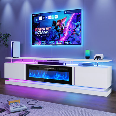 80" TV Stand with 36" Electric Fireplacez