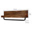 Wood 1 Wall Towel Rack