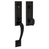 Cody Handleset with Single Cylinder Deadbolt and Door Knob and Rosette