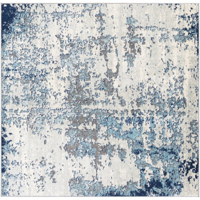 Burnstad Machine Woven Abstract Area Rug