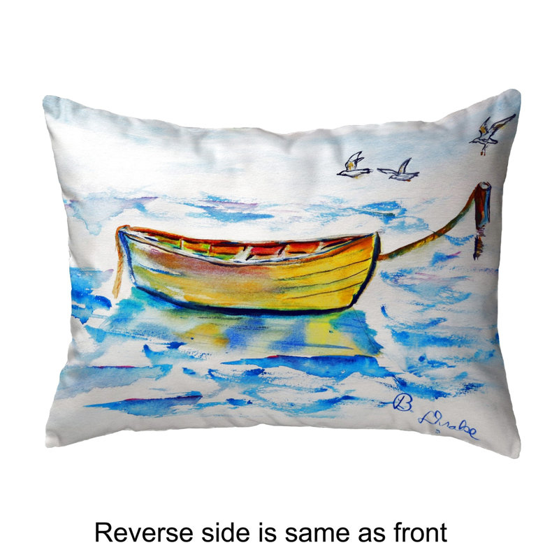 Outdoor Reversible Throw Pillow