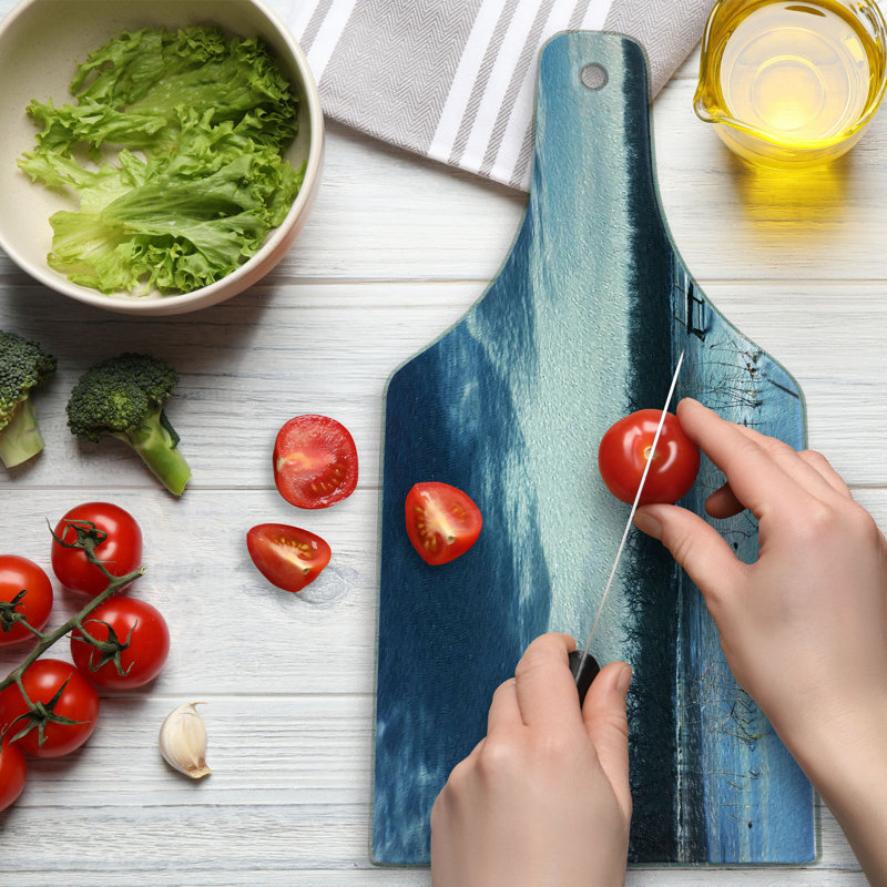 Planche à découper en verre trempé Ambesonne