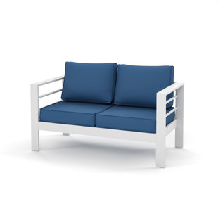 Aluminum Loveseat With Cushion