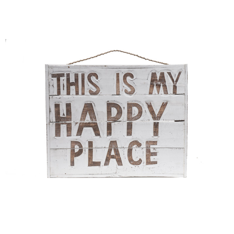 Décoration murale Whylly «This is My Happy Place» par RAM Game Room