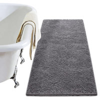 Hazel Bath Mat For Bathroom Rugs Non Slip Ultra Thick And Soft Texture,  Bathroom Rugs And Mats Sets For Shower And Tub 