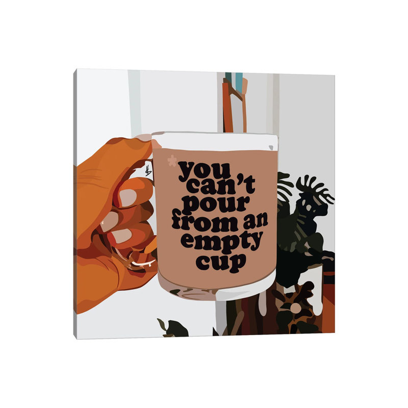 Empty Cup- Gallery-Wrapped Canvas Giclée, 26" H x 26" W