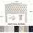 Button-Tufted Upholstered Headboard with Wall-Mount Option-1882684304-1888047383