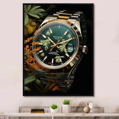 Tropical Luxuxy Watch I - impression sur toile tendance