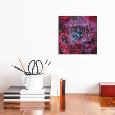 The Rosette Nebula 1 Piece Wrapped Canvas Wall Art