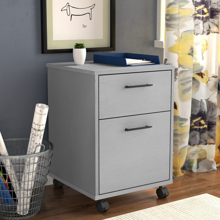 Huckins 16'' Wide 2 -Drawer Mobile File Cabinet