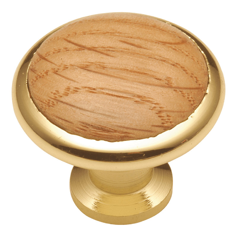 Woodgrain Mushroom Knob